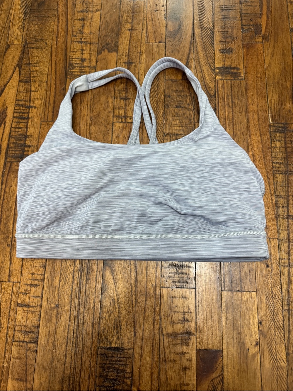 lululemon Energy Bra in "Wee Are From Space Ice Grey Size 8